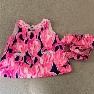 Lily pulled baby dress